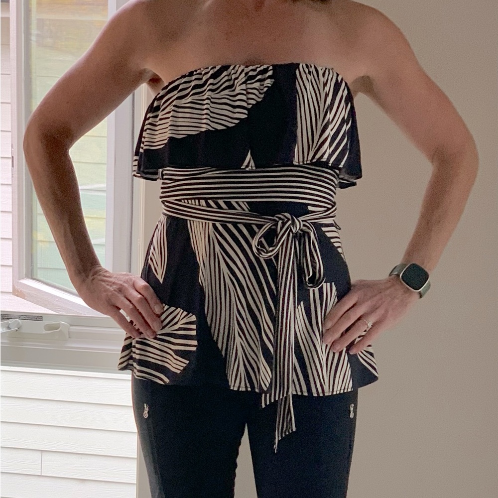 BCBG strapless top XS